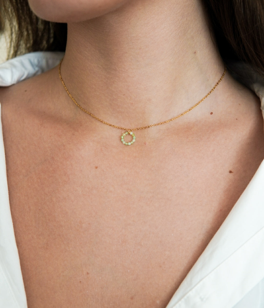 DINA NECKLACE GREEN